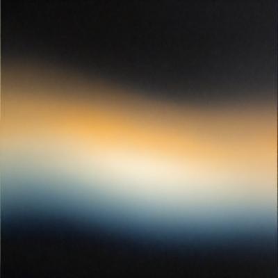 The primary subject of the image is a blue and yellow gradient, which creates a visually striking and dynamic scene. The setting is a black background, which contrasts with the vibrant colors of the gradient. The visual style of the image is a combination of digital art and illustration, as it showcases the artist's skill in creating a visually appealing and engaging composition. The dominant colors in the image are blue and yellow, which evoke a sense of energy and movement. Overall, the image conveys a sense of depth and complexity, with the gradient serving as the focal point and the black background providing a strong contrast.